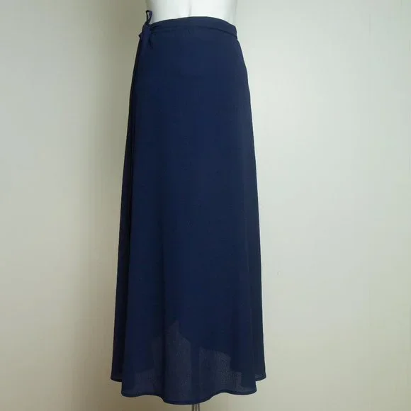 Navy Wrap Skirt NWT - Picture 3 of 5